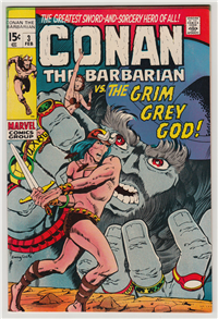 CONAN THE BARBARIAN  #3     (Marvel, 1971)