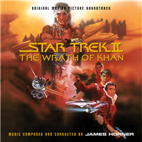 JAMES HORNER  Star Trek II: The Wrath of Khan (Soundtrack)  (Atlantic 19363, 1982)  33-1/3 RPM Record Album