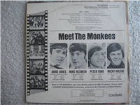 MONKEES  The Monkees  (Colgems  COS-101, 1966)  33-1/3 RPM Record Album