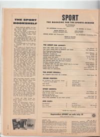 SPORT  Vol. 22 #2   (MacFadden,  August,  1956) Vinegar Mizell Cardinals