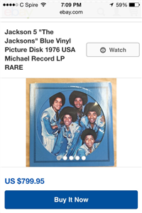JACKSONS  The Jacksons  (Philadelphia International  JE/PE 34229, 1976)  33-1/3 RPM Record Album