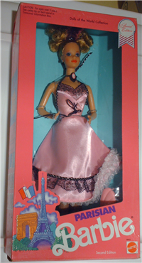 1991 Parisian Barbie Dolls of the World      (Barbie 9843)