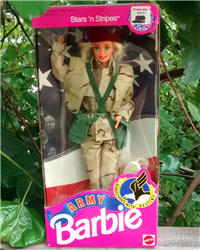 ARMY  Barbie Doll   (Army, Mattel  #1234, 1992)
