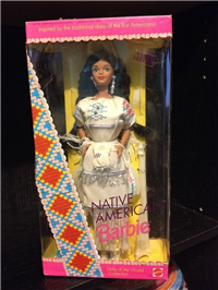 NATIVE AMERICAN  Barbie Doll   (Dolls of the World, Mattel  #15304, 1996) 