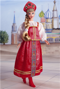 RUSSIAN 2ND EDITION  Barbie Doll   (Dolls of the World, Mattel  #16500, 1997) 