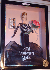 40TH ANNIVERSARY CAUCASIAN  Barbie Doll   (Special Occasion, Mattel  #21384, 1999) 