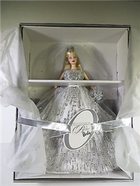 MILLENNIUM BRIDE  Barbie Doll   (by Robert Best, Mattel  #24505, 1999) 