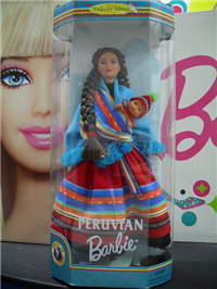 PERUVIAN  Barbie Doll   (Dolls of the World, Mattel  #21506, 1999) 