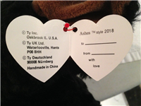 ASHES THE BLACK DOG  Beanie Baby #2018     (Ty, Inc., 1995)