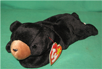 BLACKIE THE BLACK BEAR  Beanie Baby #4011     (Ty, Inc., 1994)