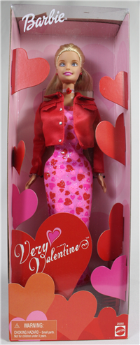 VERY VALENTINE  Barbie Doll   (Mattel, 2000) 