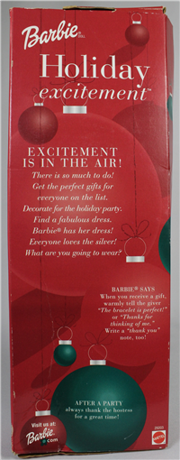 2001 Holiday Excitement       (Barbie 29203)