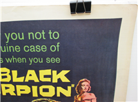 THE BLACK SCORPION   Original American Half Sheet   (Warner Brothers, 1957)