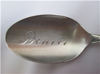 Denver Colorado Sterling 5" Souvenir Spoon   (E.L.Deacon Jewelry Co) 