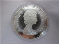 CANADA 100th Vancouver Anniversary Commemorative Silver Proof Dollar (Royal Canadian Mint, 1985)