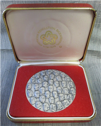 Presidential Commemorative Silver Medal by Karen Worth (ARBA, 1976)