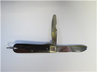 Vintage 1960s 3 5/8"  2-Blade Wood Handle  Pocket Knife (Colonial)