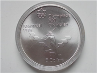 Montreal Olympics $5 Commemorative Silver Coin (Royal Canadian Mint, 1976)