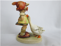 GOOSE GIRL (Solid Base/No Grass) 4 inch Figurine (Hummel 47 3/0, TMK 2 Full Bee)