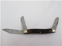 Vintage 1960s Premium Stag Handle 4" 3-Blade Pocket Knife #98 (Ulster)
