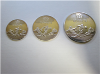 GERMANY 1978 Argentina World Cup Soccer Commemorative Medal Set of 3