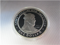 Shawnee Nation Tecumseh Shooting Star One Dollar Silver Proof Coin (U.S. Mint, 2002)