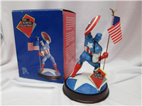 CAPTAIN AMERICA  50th Anniversary Limited Edition 8" Figurine    (The Marvel Collection, 1990) 