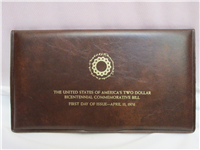 The Official Two Dollar Bicentennial Commemorative Bill  (Franklin Mint, 1976)