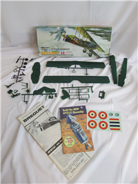WWI French BREGUET 14  1:4 Plastic Model Kit    (Aurora Famous Fighters 141-100, 1963)