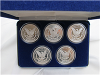 5 Coin Million Dollar Morgan Silver Clad Tribute Proof Set (National Collector's Mint)