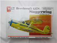BEECHCRAFT G17S STAGGERWING 1:48 Plastic Model Kit    (AMT T638, 1960's)