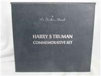 Harry Truman Commemorative Silver Medal Set (Danbury Mint, 1973)