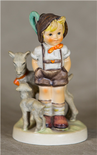 SHEPHERD BOY Hirtenbub 4-3/8 inch Figurine (Hummel  395/0, TMK 7)