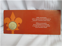 300th Anniversary of the Appointment of Frontenac as Governor General Medallic Cover  (Wellings Mint, 1972)