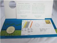 International Congress - Earth Sciences Medallic Cover  (Wellings Mint, 1972)