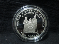 1998S Black Revolutionary War Patriots Silver Dollar Proof with Box and COA (US Mint, 1998)
