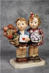 THE LOVE LIVES ON 50TH ANNIVERSARY JUBILEE 6 inch Figurine  (Hummel 416, TMK 6)