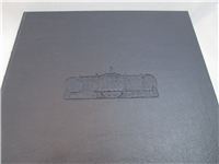 White House Historical John Tyler Presidential Sterling Silver Plate  (Franklin Mint, 1974)