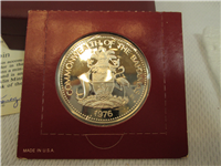 BAHAMAS ISLANDS 1976  $2 Two-Dollar "Flamingo"  Silver Proof Coin 