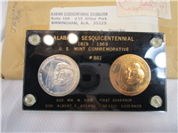 ALABAMA SESQUICENTENNIAL 1819 - 1969 U. S. Mint Commemorative Medal Set