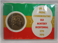 Old Monterey Bicentennial Commemorative Bronze Medal (Medallic Art, 1970)