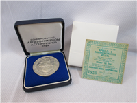 Apollo 11 Space Mission Silver Medal  (American Medal, 1969)