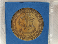 Apollo 11 Space Mission Bronze Medal  (American Medal, 1969)