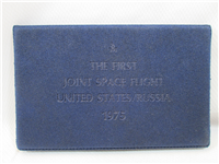 USA-Russia Joint Space Flight 14KT Gold Medal  (Danbury Mint, 1975)
