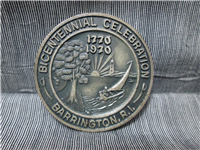 TOWN OF BARRINGTON RHODE ISLAND 200TH ANNIVERSARY SILVER COIN  (1770-1970)