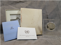 United Nations Peace Medal (Franklin Mint, 1972)