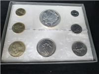 1973 MONNAIE de PARIS FLEURS DE COINS 8 Coin French Proof Set (Monnaies ed Medailles)