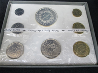 1973 MONNAIE de PARIS FLEURS DE COINS 8 Coin French Proof Set (Monnaies ed Medailles)