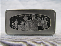 1000 Grain Holiday/Christmas Ingot   (Franklin Mint, 1982)