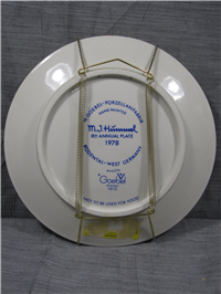 1978 HAPPY PASTIME 8th Annual 7-1/2 inch Plate  (Hummel 271, TMK 5)